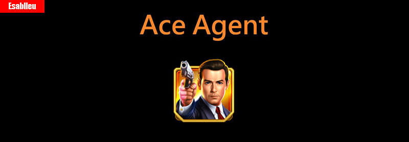 Agent Ace slot paytable showing all symbol payout values for 3, 4, and 5 of a kind combinations